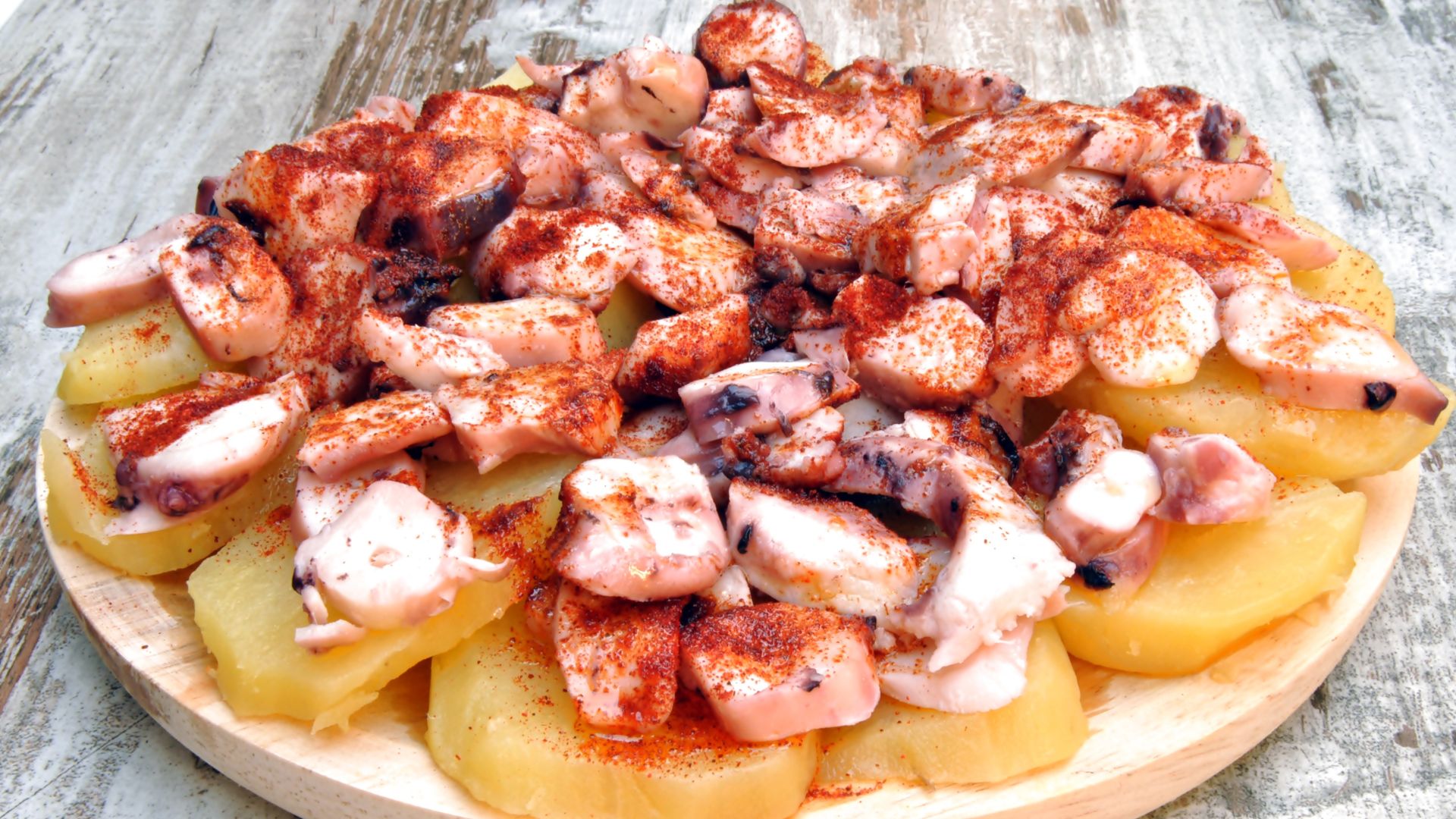 PULPO A LA GALLEGA pulpo gallega version rapida