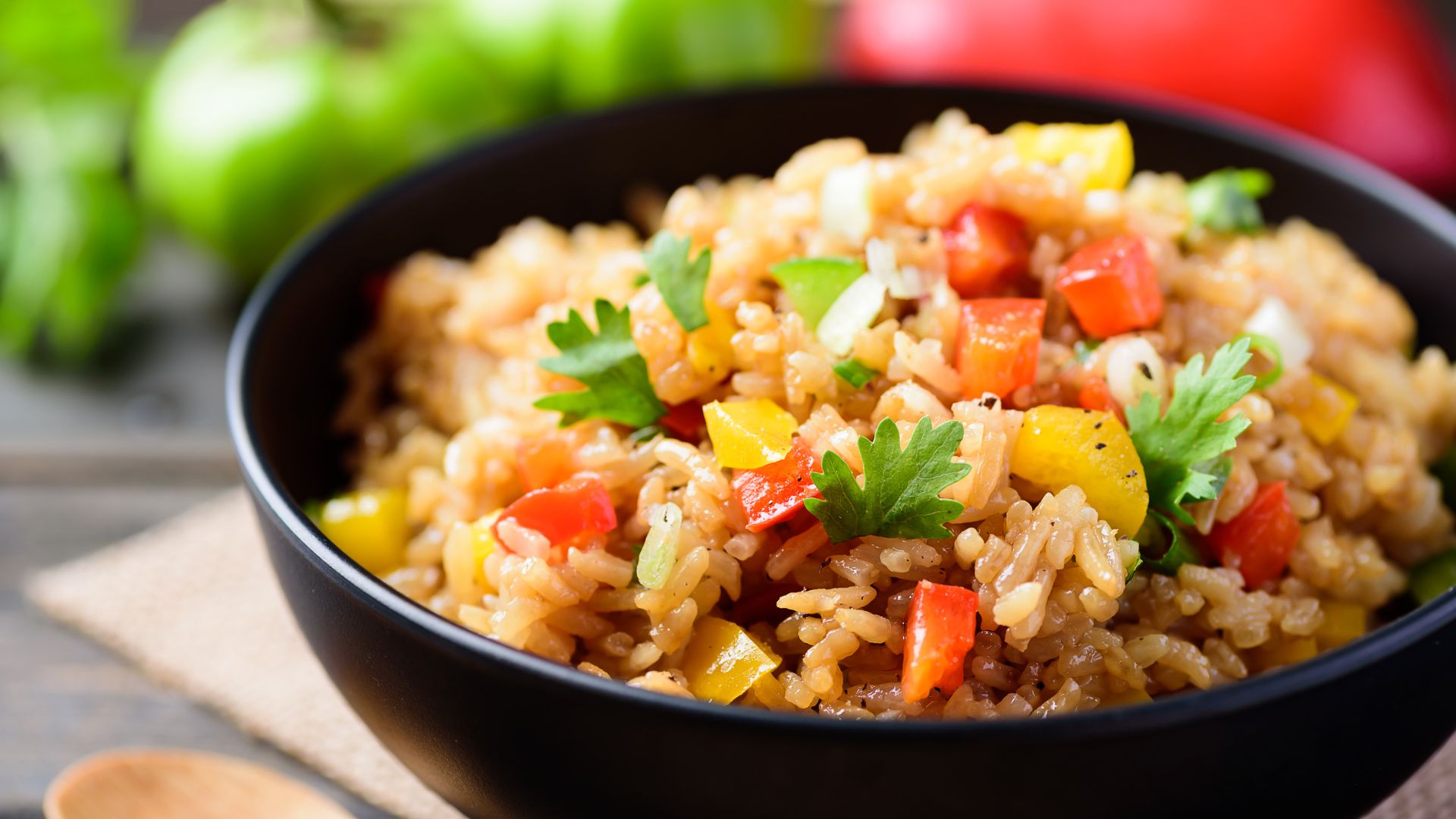 ARROZ ORIENTAL GAMBAS Y VERDURAS