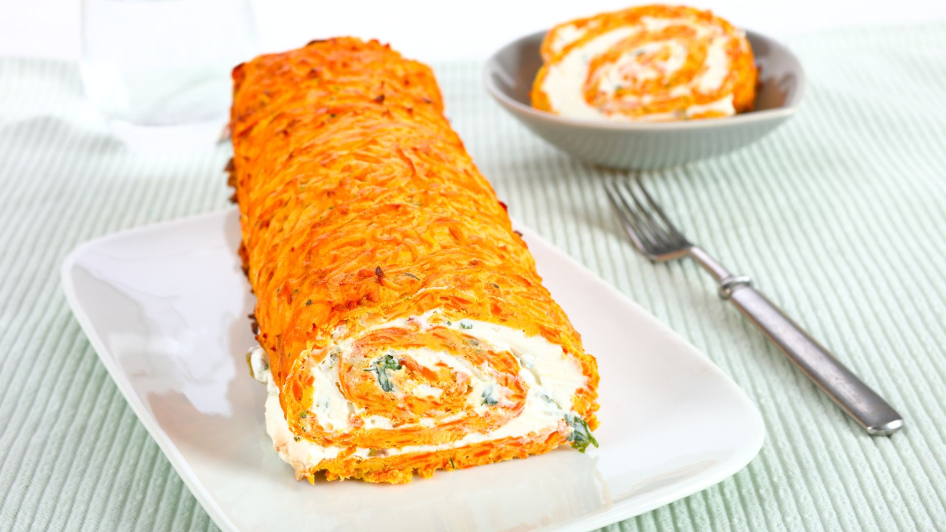 ROLLO ZANAHORIA RELLENO SALUDABLE