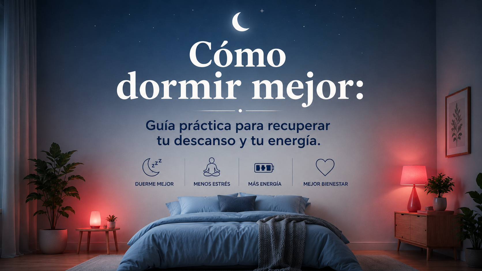 Cómo dormir mejor: Guía práctica para recuperar tu descanso y tu energía. Como Dormir Mejor