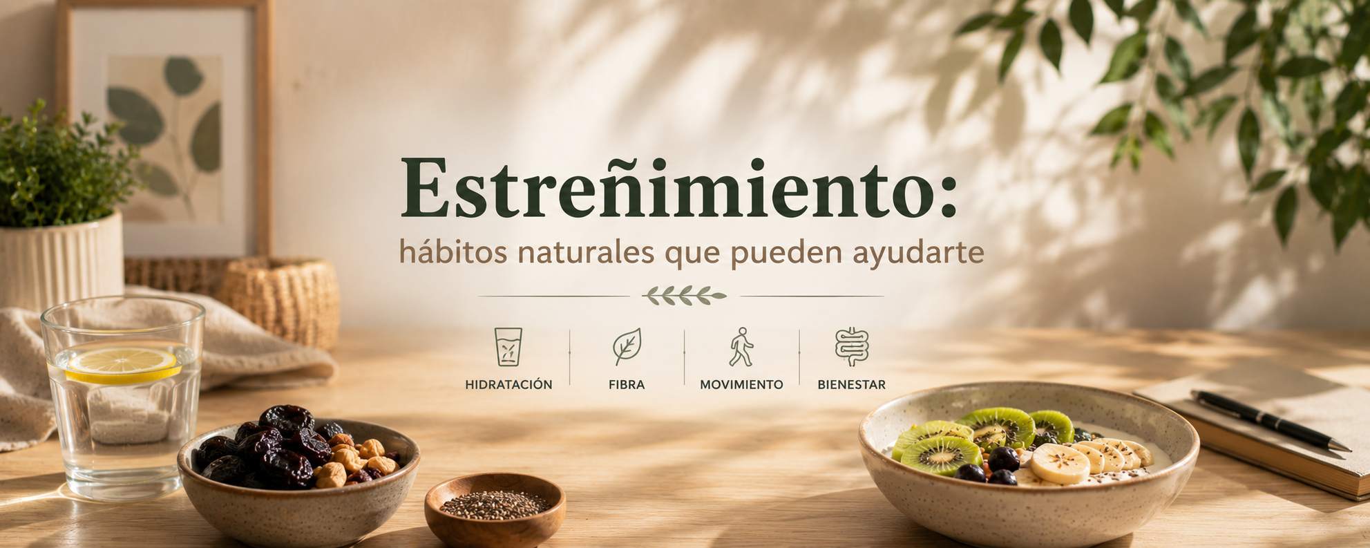Estreñimiento: hábitos naturales que pueden ayudarte ESTRENIMIENTO