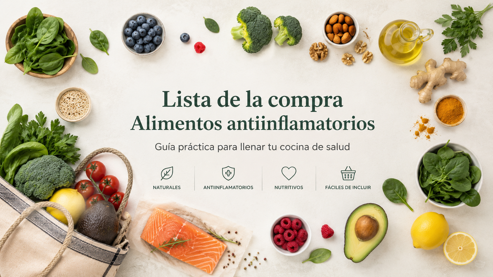 Lista De La Compra Alimentos Antiinflamatorios