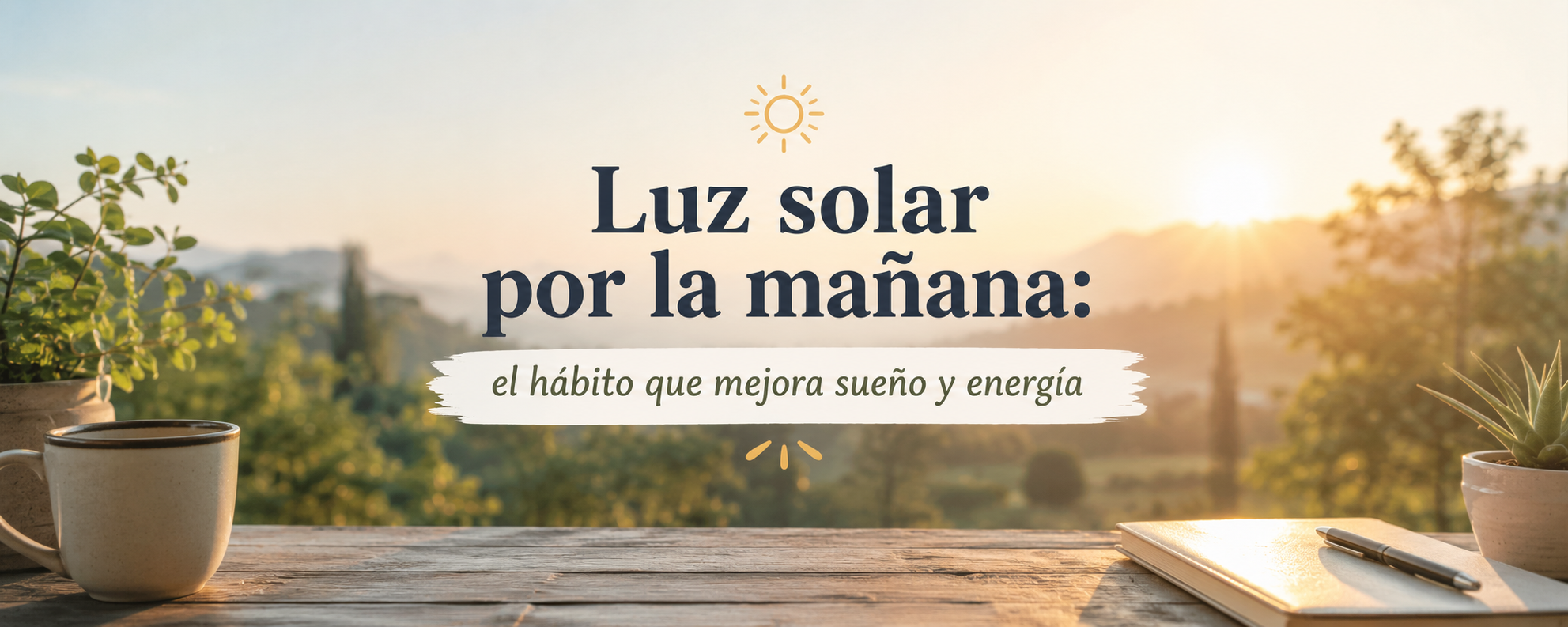 Luz solar por la mañana: el hábito que mejora sueño y energía Luz Solar Por La Manana
