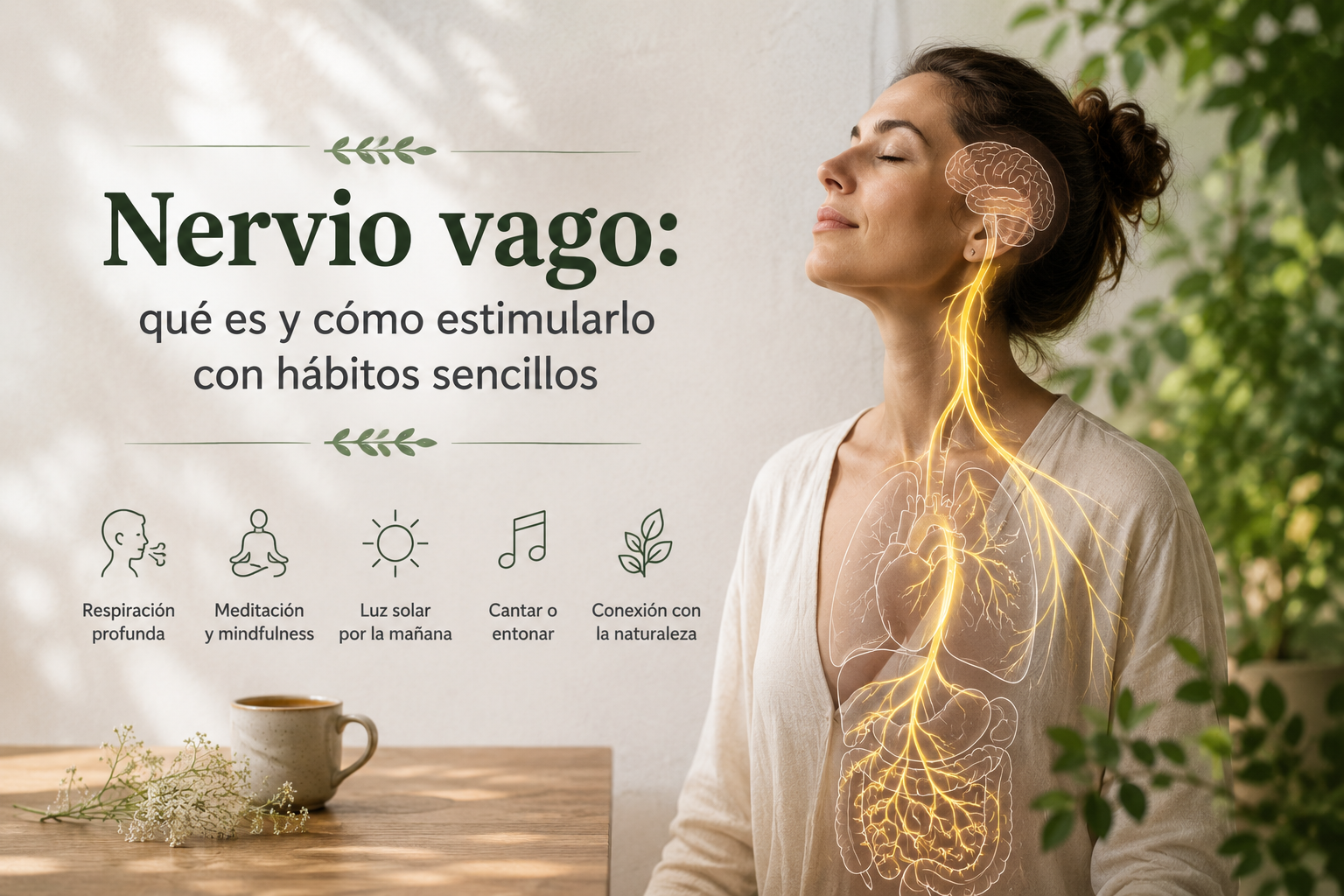 Nervio vago: qué es y cómo estimularlo con hábitos sencillos Nervio Vago