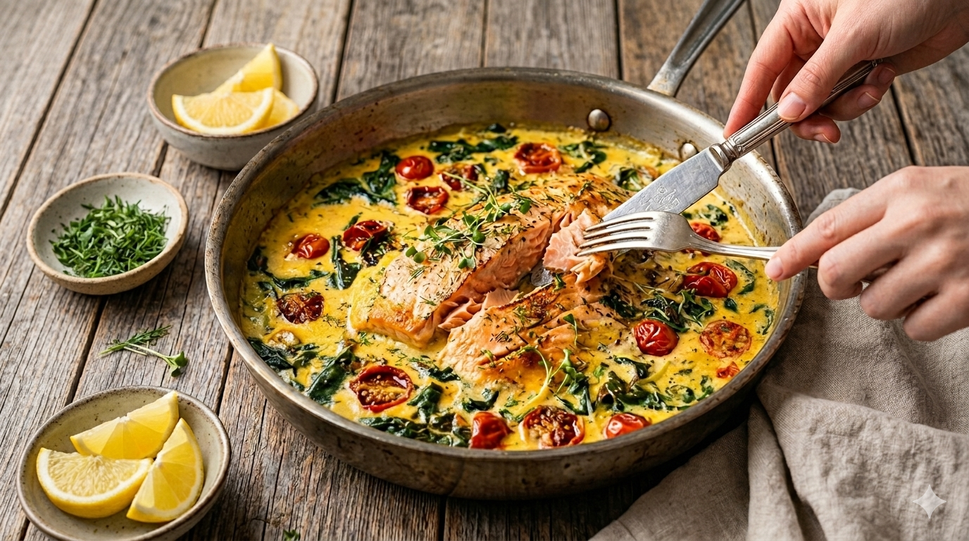 Salmon En Salsa